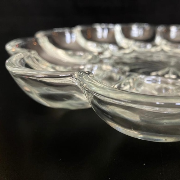 Glass Egg Plate Server - Picture 2 of 6